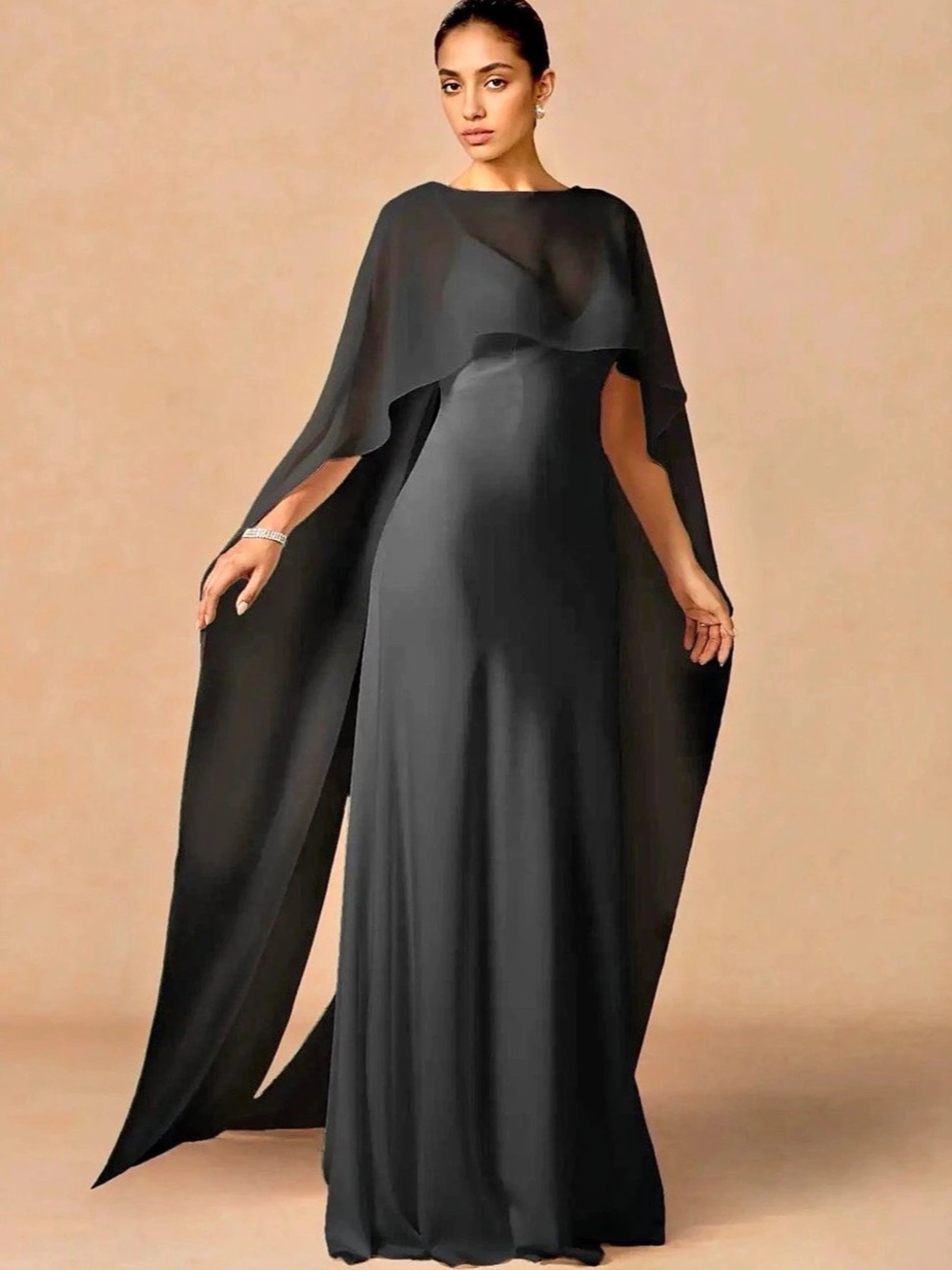 Azazie Atelier Primrose Black Maxi Dress